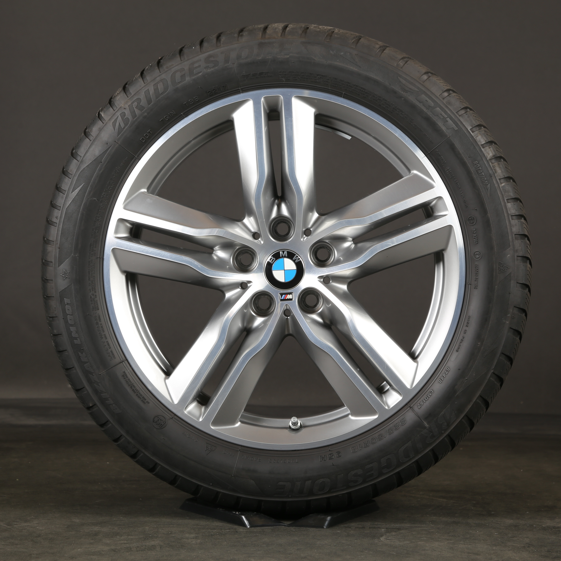 18 pouces roues d'hiver d'origine BMW X1 F48 X2 F39 M570 jantes 7850456 570