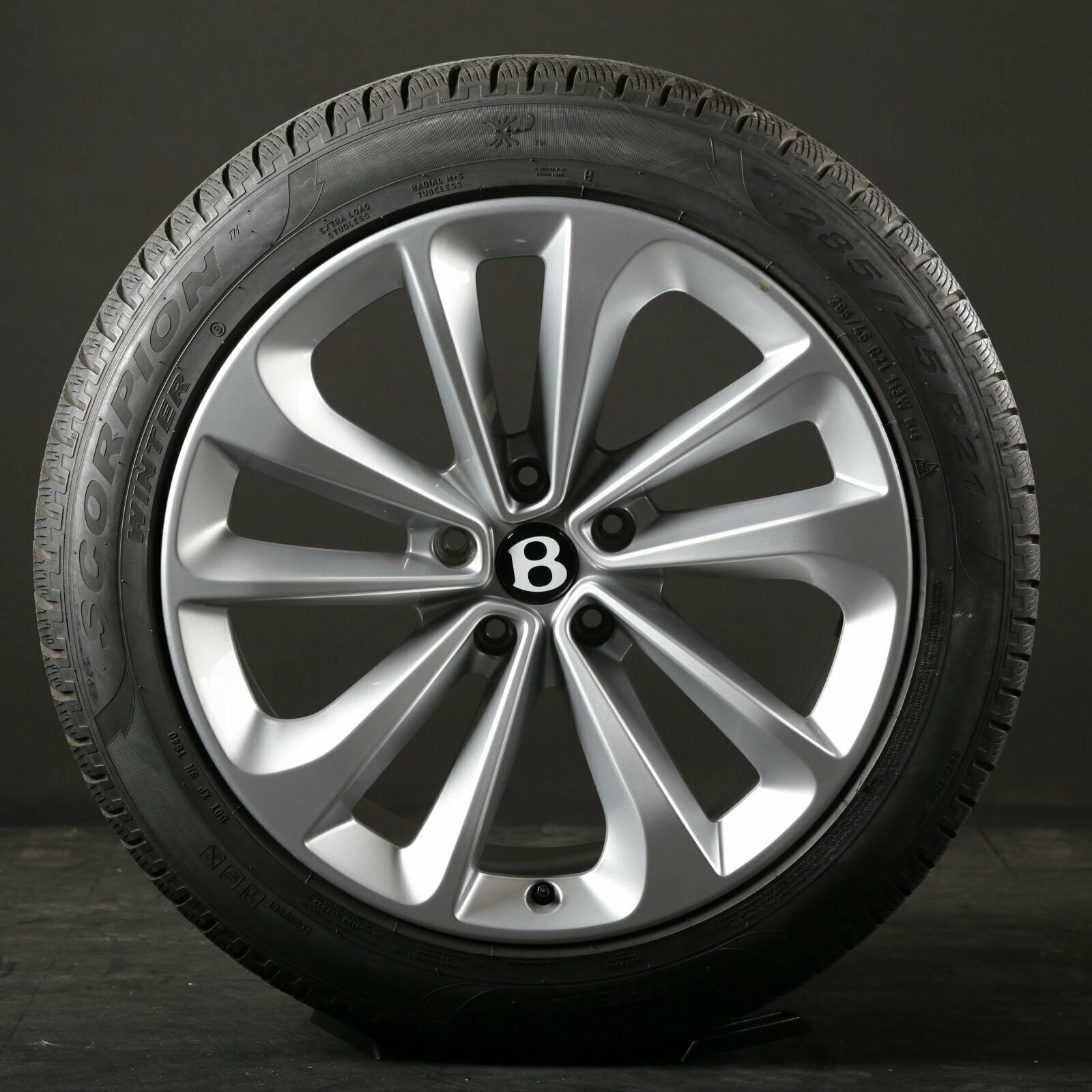 21 inch originele wintervelgen Bentley Bentayga 4V1 lichtmetalen velgen 36A601025B velgen