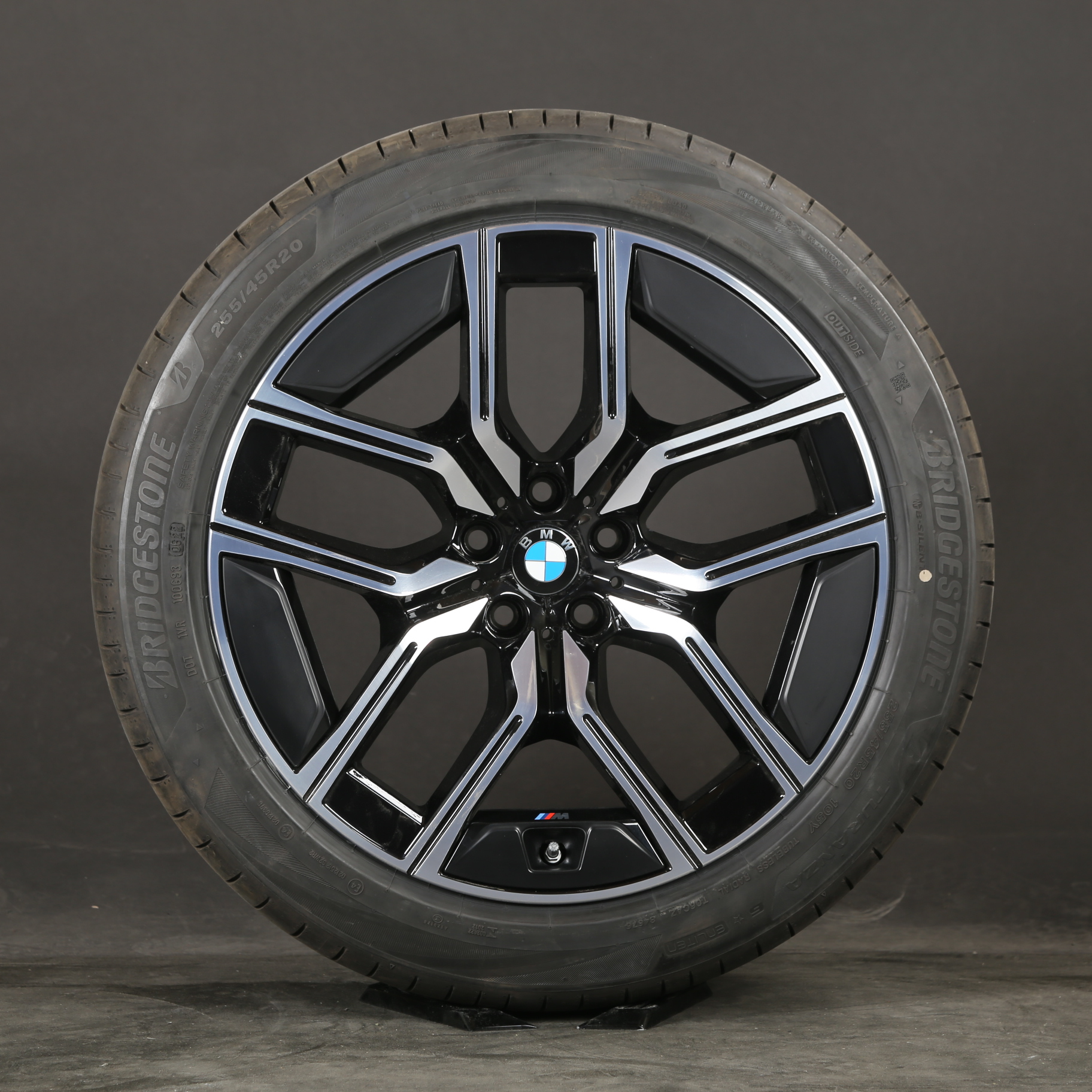 20 pouces roues d'été d'origine BMW Série 7 i7 G70 M907 5A19DE8 907M pneus d'été