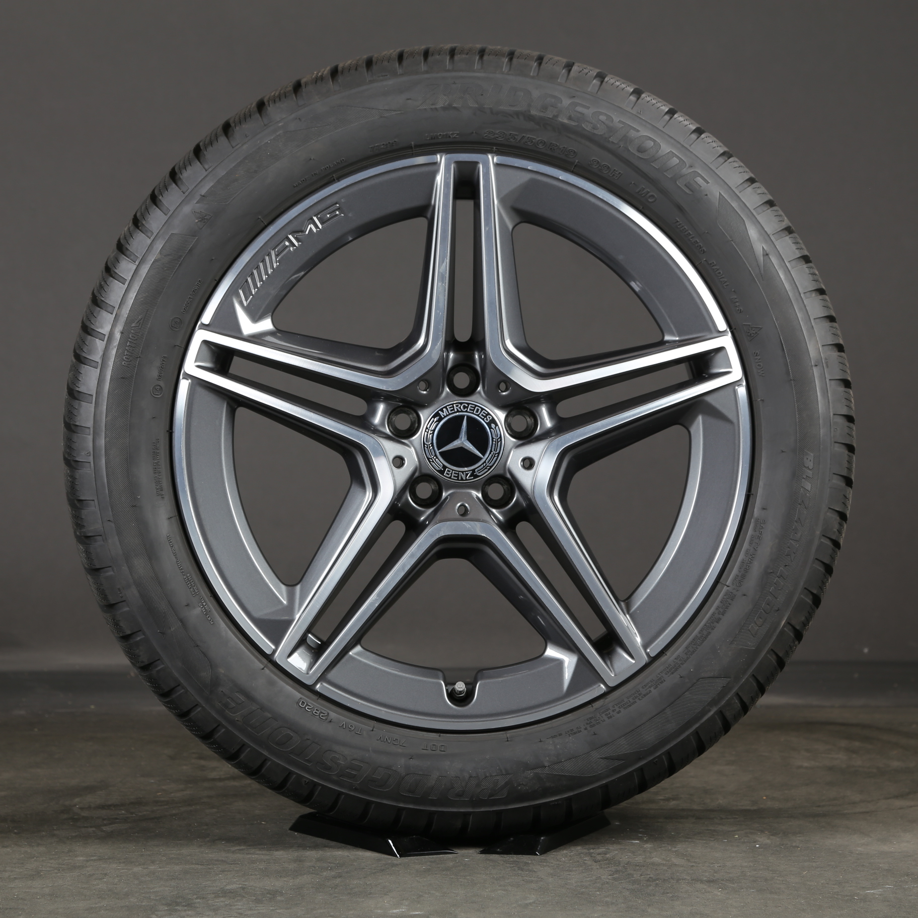 19 pouces roues d'hiver d'origine Mercedes GLB X247 GLA H247 AMG A2474011500