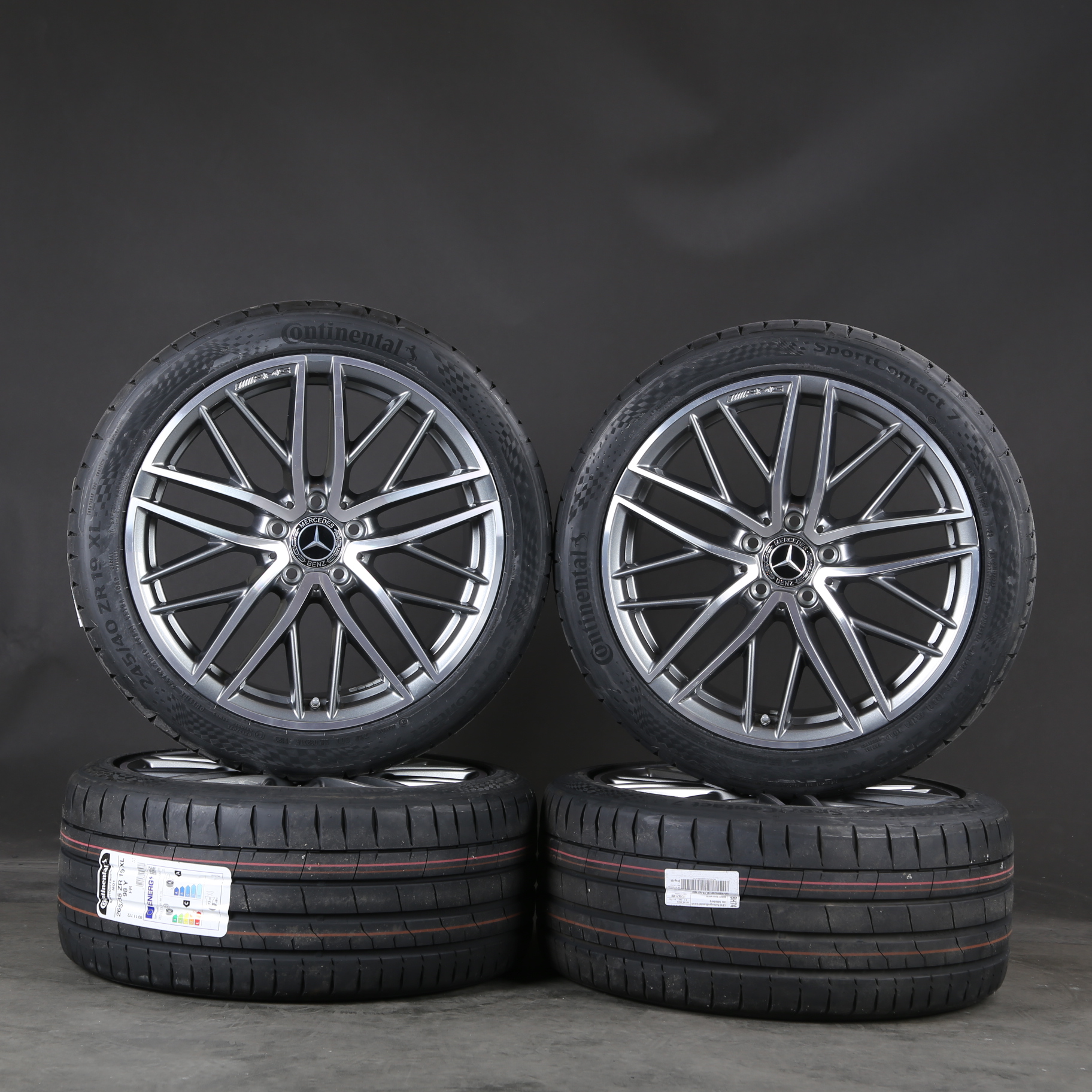 19 pouces roues d'été d'origine Mercedes C43 AMG W206 S206 A2064012300 A2064012400